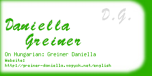 daniella greiner business card